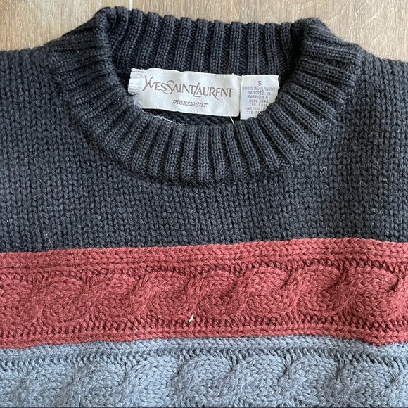 ysl knit sweater